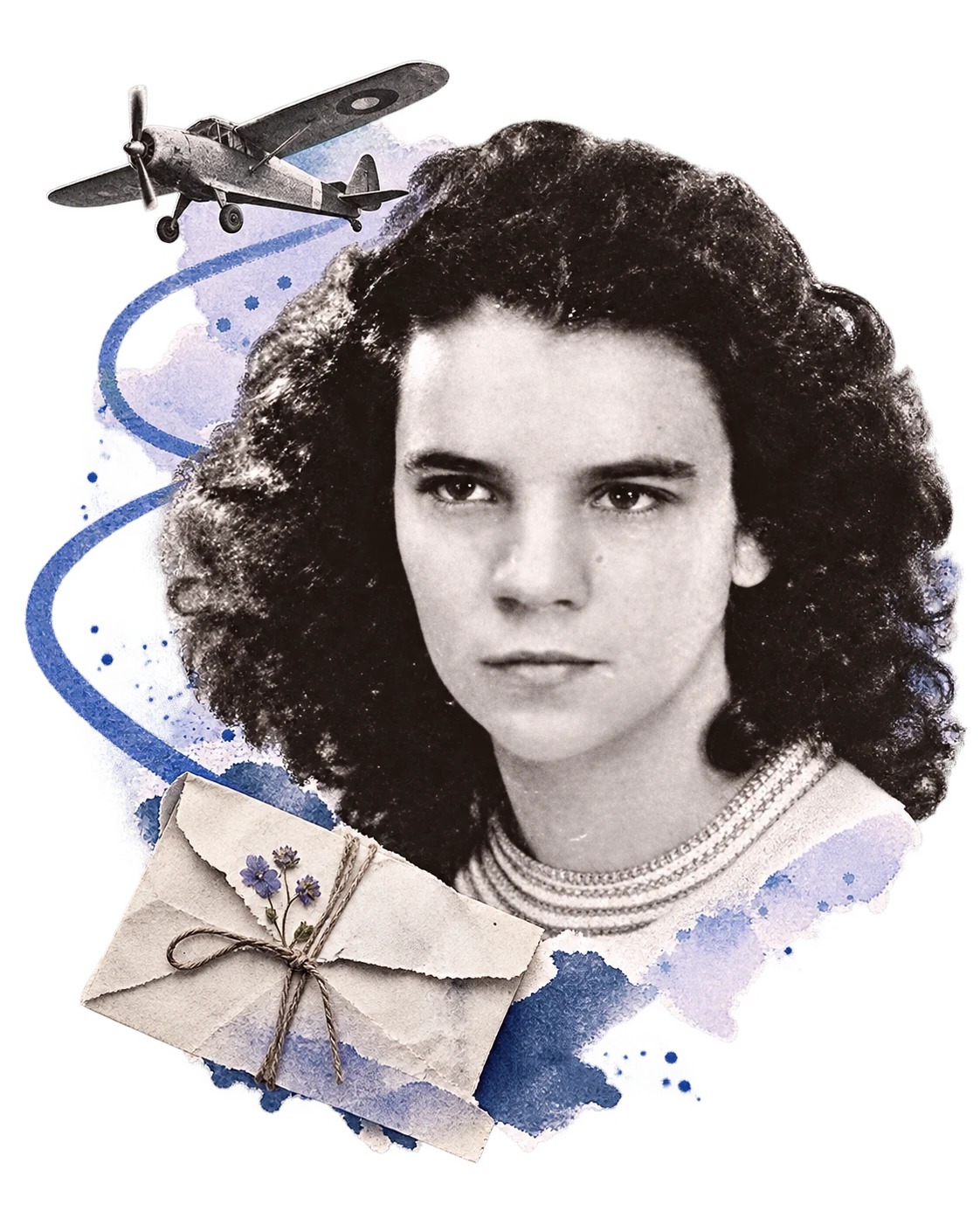 קולאז׳ בהשראת הסיפור על זהרה לביטוב